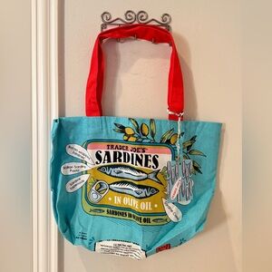 Vibrant Blue and Red Shoulder Bags with Playful Design